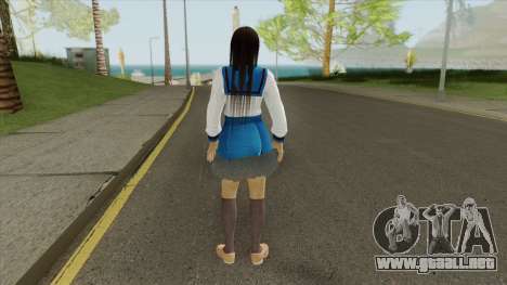Kokoro Schoolgirl (Reskinned) para GTA San Andreas