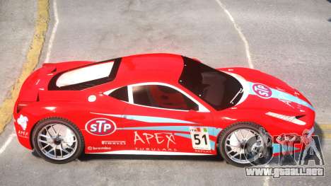 Ferrari 458 Challenge PJ2 para GTA 4