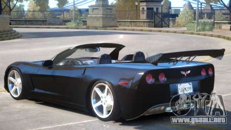 Corvette C6 Roadster para GTA 4