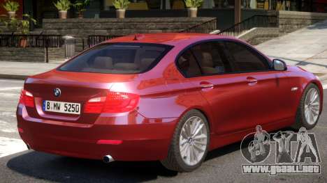 BMW 525 F10 V1 para GTA 4