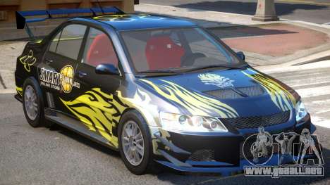 Mitsubishi Evo IX V1 PJ1 para GTA 4