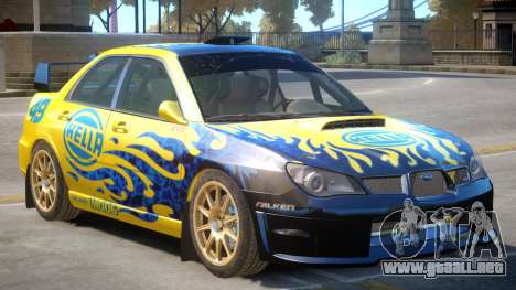 Subaru Impreza WRX V1 PJ4 para GTA 4