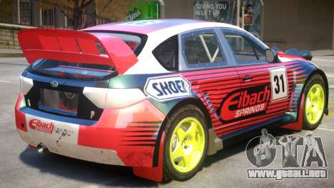 Subaru Impreza Drift V1 PJ5 para GTA 4