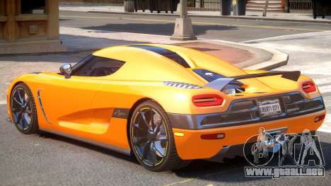 Koenigsegg Agera V1.0 para GTA 4