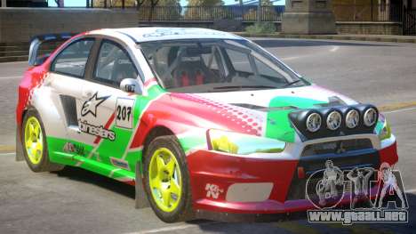 Lancer Evolution X V1 PJ1 para GTA 4