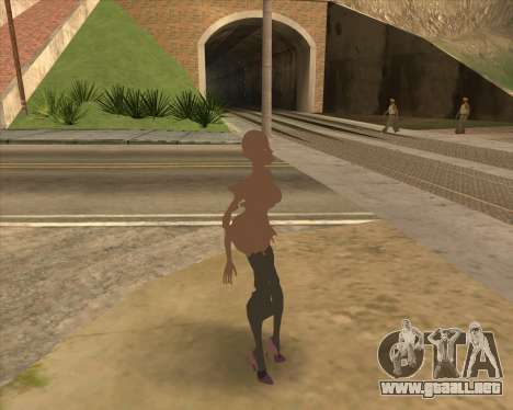 Scary woman nude bald para GTA San Andreas