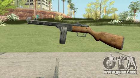 PPSH-41 Submachine Gun (WW2) para GTA San Andreas