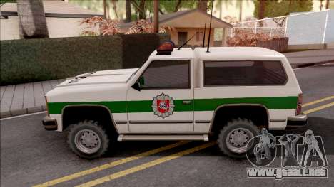 Lietuviska Police Ranger v2 para GTA San Andreas