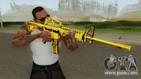 M4A1 Gold (French Armed Forces) para GTA San Andreas