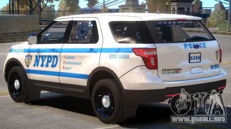 Ford Explorer V1 Police para GTA 4