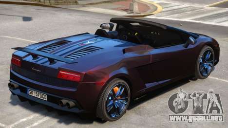 Gallardo Spyder Performante para GTA 4