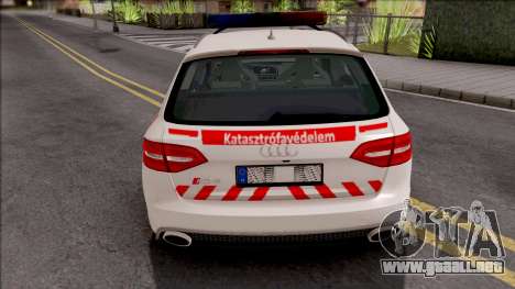 Audi RS4 Avant Hungarian Fire Department para GTA San Andreas