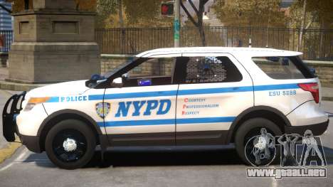 Ford Explorer V1 Police para GTA 4