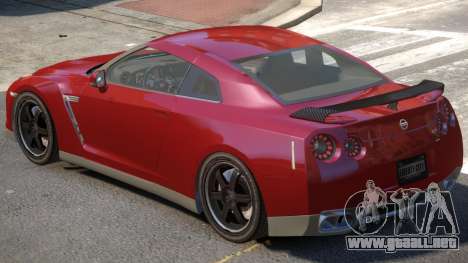 Nissan GTR R35 Upd para GTA 4