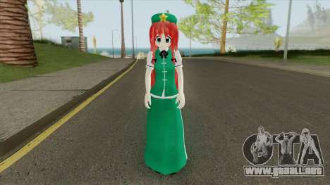 Hong Meiling (Touhou) para GTA San Andreas