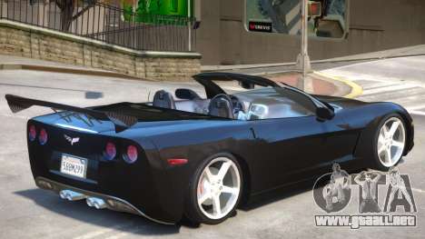 Corvette C6 Roadster para GTA 4