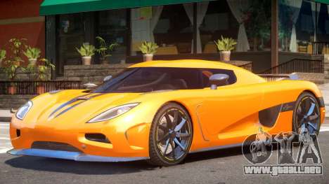 Koenigsegg Agera V1.0 para GTA 4