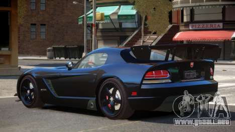 Dodge Viper SRT Y09 para GTA 4