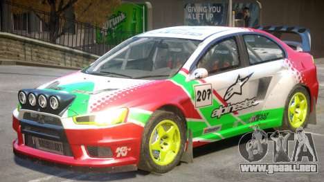 Lancer Evolution X V1 PJ1 para GTA 4