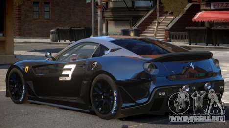 Ferrari 599XX V1 PJ para GTA 4