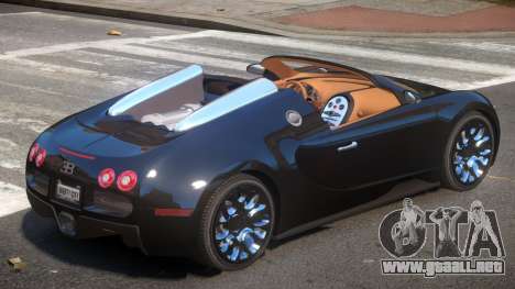 Bugatti Veyron Spider para GTA 4