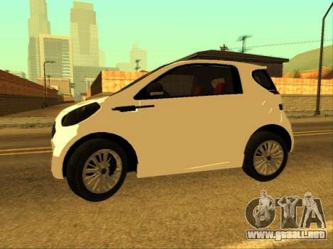 2011 Aston Martin Cygnet para GTA San Andreas