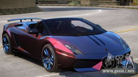 Gallardo Spyder Performante para GTA 4