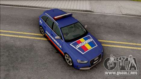 Audi RS4 Jandarmeria Romana para GTA San Andreas