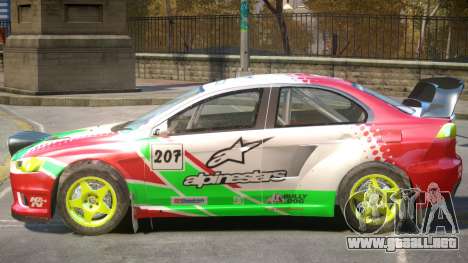 Lancer Evolution X V1 PJ1 para GTA 4