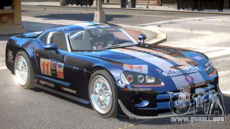 Dodge Viper V1.2 PJ1 para GTA 4