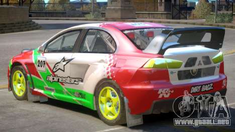 Lancer Evolution X V1 PJ1 para GTA 4