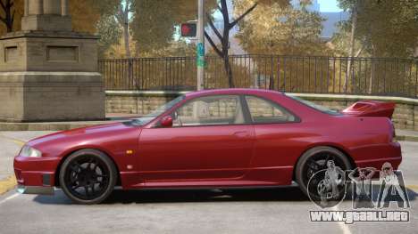 Nissan Skyline R33 V1 para GTA 4