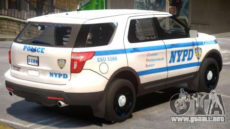 Ford Explorer V1 Police para GTA 4