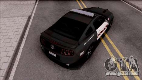 Ford Mustang Boss 302 2013 Police para GTA San Andreas