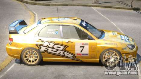 Subaru Impreza WRX V1 PJ5 para GTA 4