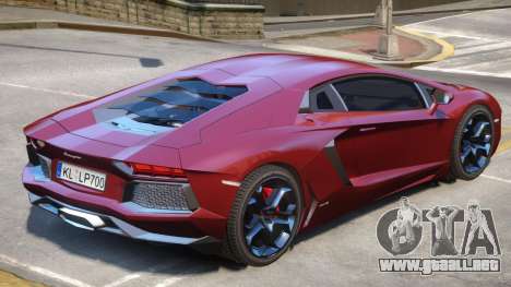 Lambo Aventador V1.1 para GTA 4