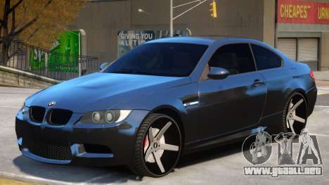 BMW M3 E92 M7 para GTA 4