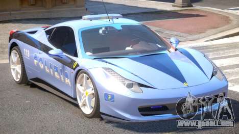 Ferrari 458 Police para GTA 4