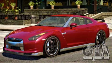 Nissan GTR R35 Upd para GTA 4