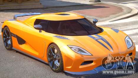 Koenigsegg Agera V1.0 para GTA 4