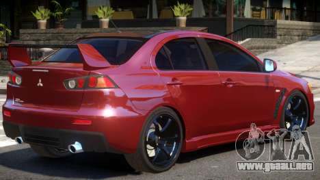 Mitsubishi Lancer X V1.1 para GTA 4