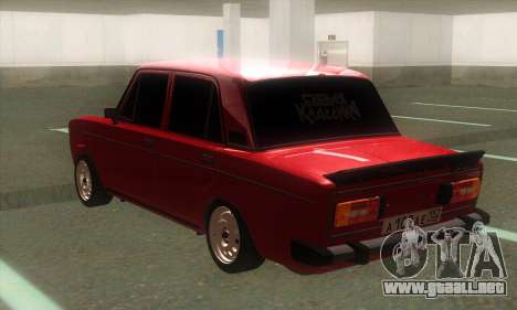 VAZ 2106 Clásico de la Batalla con el tono de para GTA San Andreas