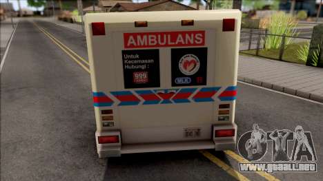 Ambulance Malaysia KKM para GTA San Andreas