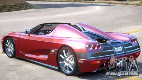 Koenigsegg CCX Roadster V1 para GTA 4