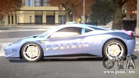 Ferrari 458 Police para GTA 4