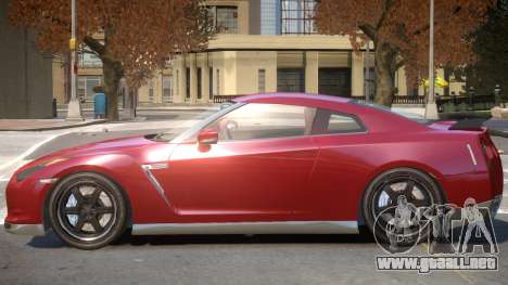 Nissan GTR R35 Upd para GTA 4