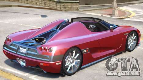 Koenigsegg CCX Roadster V1 para GTA 4