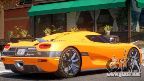 Koenigsegg Agera V1.0 para GTA 4