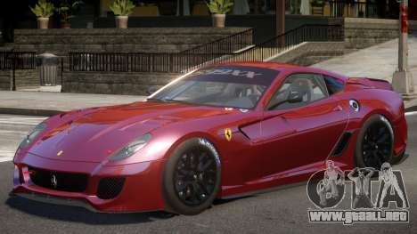 Ferrari 599XX V1 para GTA 4