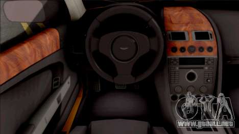 Aston Martin DB9 Full Tunable HQ Interior para GTA San Andreas